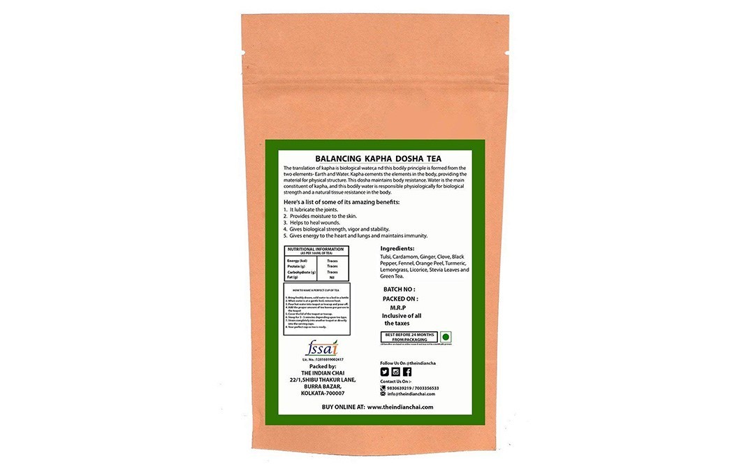 The Indian Chai Balancing Kapha Dosha Tea    Pack  100 grams